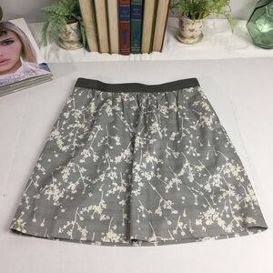 LOFT Cotton Silk Floral Mini Skirt | Luxe Blend · Feminine Work / Cottagecore